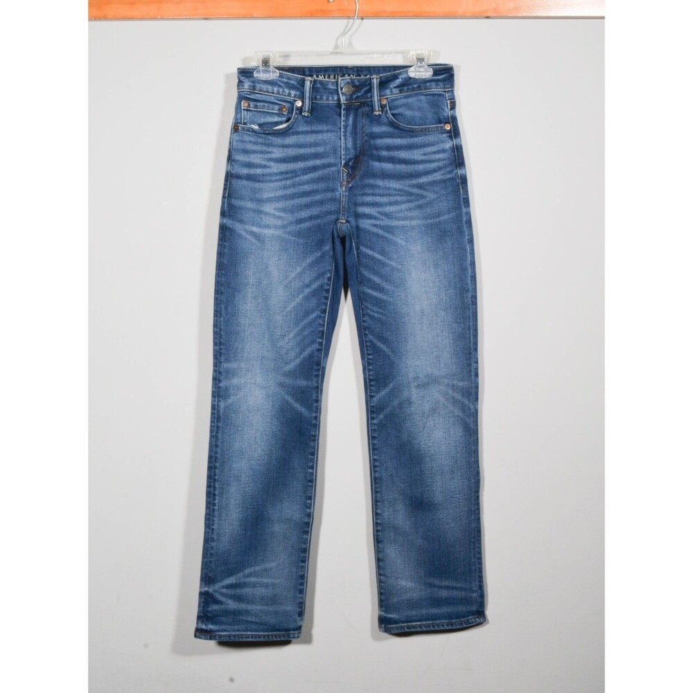 Men's American Eagle 09/19 Flex Original Bootcut Whiskered Jeans Sz 28 X 30